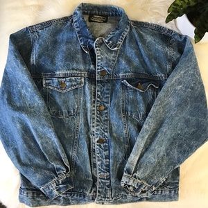 Vintage Acid Wash Denim Jacket